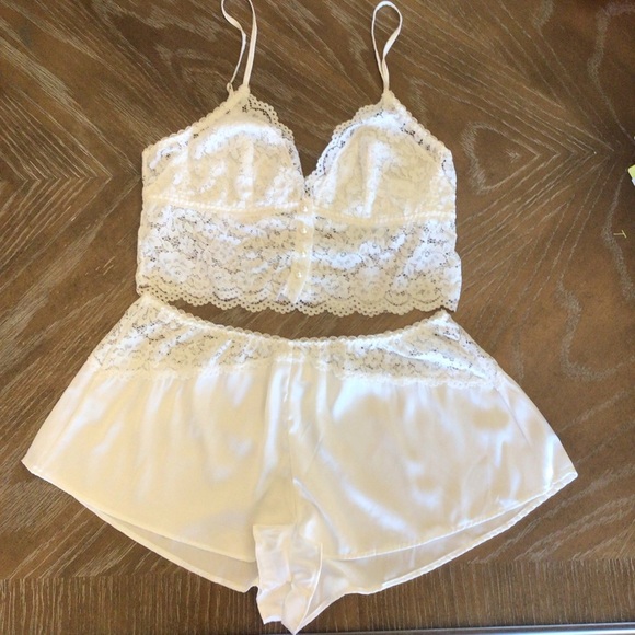 NWOT Seductivewear by Cinema Etoile Athena Lace Soft Cup Bralette & Short Set M - Picture 11 of 15